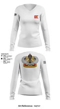 594th transportation 57328384 Women's Long Sleeve V-neck Shirt - 2