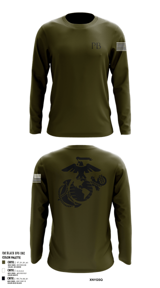 Long Sleeve Performance Shirt, 1/8, Marines, Teamtime, Team time, sublimation, custom sports apparel, team uniforms, spirit wear, spiritwear, sports uniforms, custom shirts, team store, custom team store, fundraiser sports, apparel fundraiser