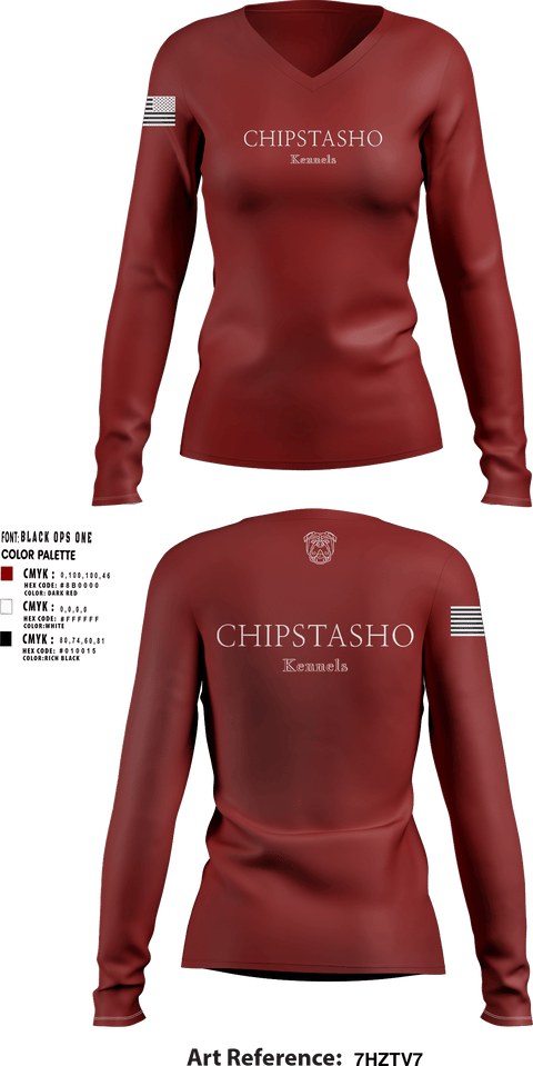 Women's Long Sleeve Vneck Shirt, ChipstashoChipstasho, , Teamtime, Team time, sublimation, custom sports apparel, team uniforms, spirit wear, spiritwear, sports uniforms, custom shirts, team store, custom team store, fundraiser sports, apparel fundraiser