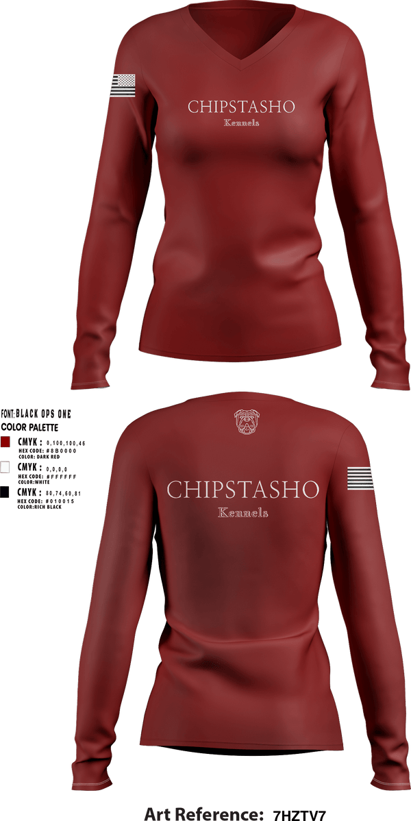Women's Long Sleeve Vneck Shirt, ChipstashoChipstasho, , Teamtime, Team time, sublimation, custom sports apparel, team uniforms, spirit wear, spiritwear, sports uniforms, custom shirts, team store, custom team store, fundraiser sports, apparel fundraiser