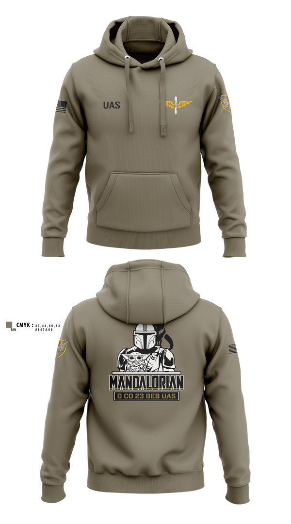 Hoodie, 23rd BEB UAS, Army, Teamtime, Team time, sublimation, custom sports apparel, team uniforms, spirit wear, spiritwear, sports uniforms, custom shirts, team store, custom team store, fundraiser sports, apparel fundraiser