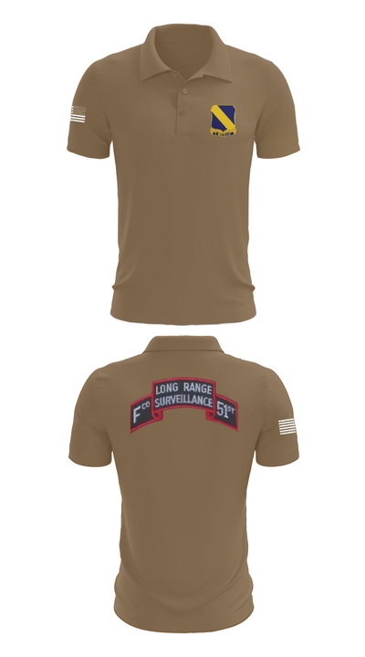 Fco 51st infantry LRSU 81538423 Short Sleeve Performance Polo - 7