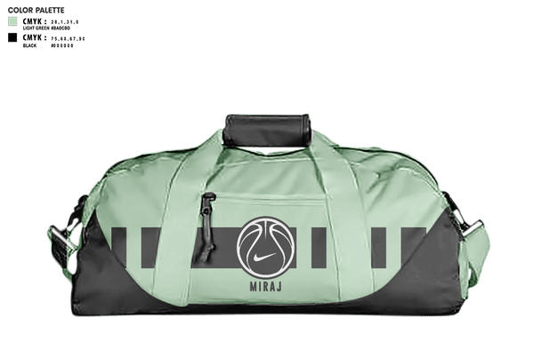 Duffle Bag, Miraj, Men's Basketball, Teamtime, Team time, sublimation, custom sports apparel, team uniforms, spirit wear, spiritwear, sports uniforms, custom shirts, team store, custom team store, fundraiser sports, apparel fundraiser
