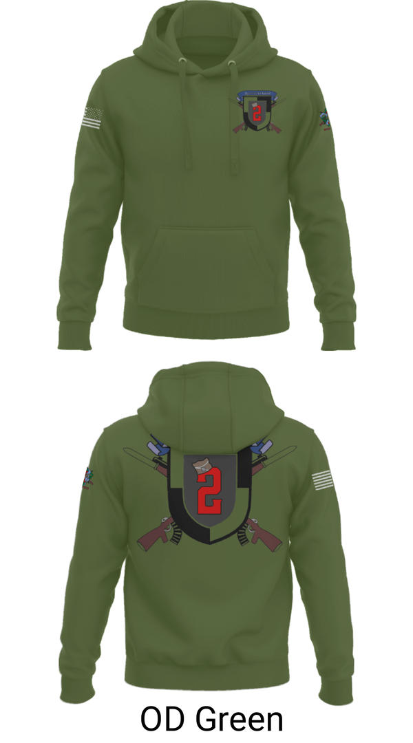 Hoodie, 2nd Battalion, Army, Teamtime, Team time, sublimation, custom sports apparel, team uniforms, spirit wear, spiritwear, sports uniforms, custom shirts, team store, custom team store, fundraiser sports, apparel fundraiser