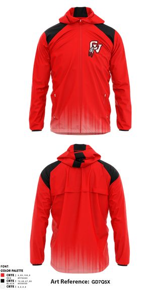 Windbreaker, Big Reds, Track & Field, Teamtime, Team time, sublimation, custom sports apparel, team uniforms, spirit wear, spiritwear, sports uniforms, custom shirts, team store, custom team store, fundraiser sports, apparel fundraiser