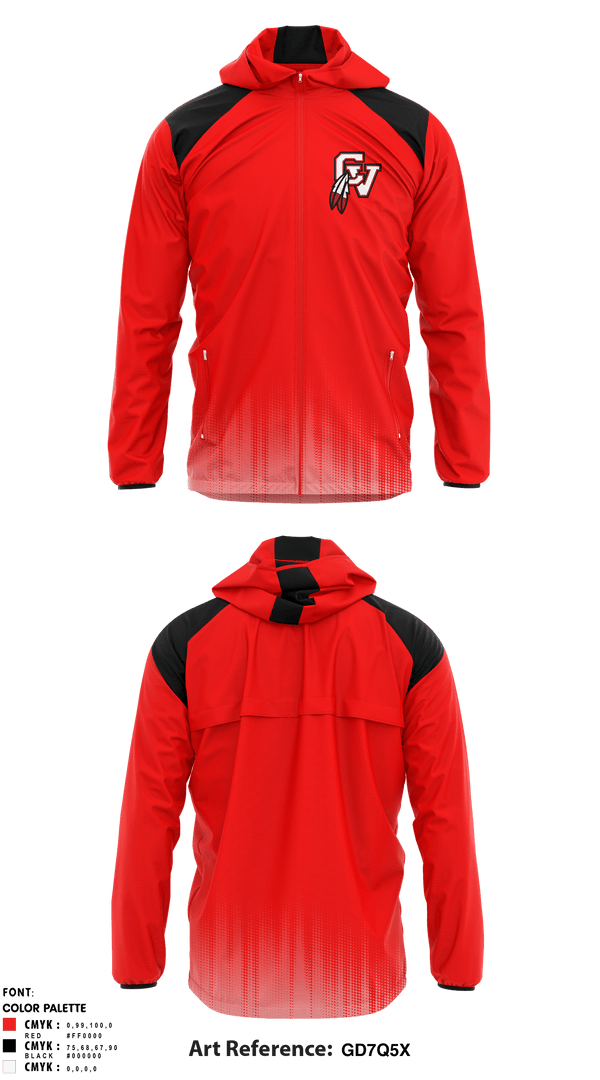 Windbreaker, Big Reds, Track & Field, Teamtime, Team time, sublimation, custom sports apparel, team uniforms, spirit wear, spiritwear, sports uniforms, custom shirts, team store, custom team store, fundraiser sports, apparel fundraiser