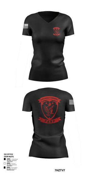 Women's Short Sleeve Vneck Shirt, FARP, Air Force, Teamtime, Team time, sublimation, custom sports apparel, team uniforms, spirit wear, spiritwear, sports uniforms, custom shirts, team store, custom team store, fundraiser sports, apparel fundraiser