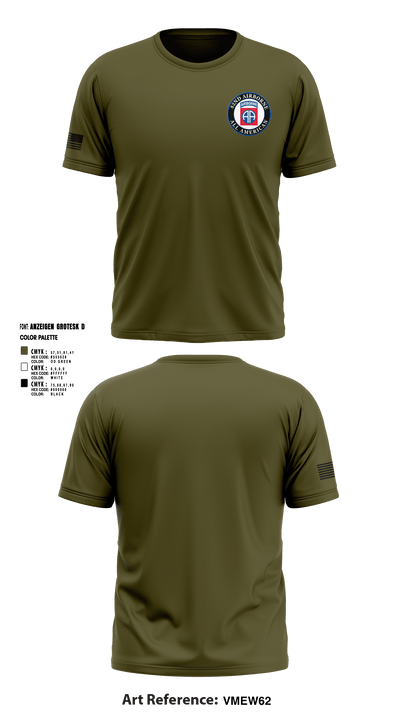 82nd Airborne Division 11524077 Short Sleeve Performance Shirt - 3