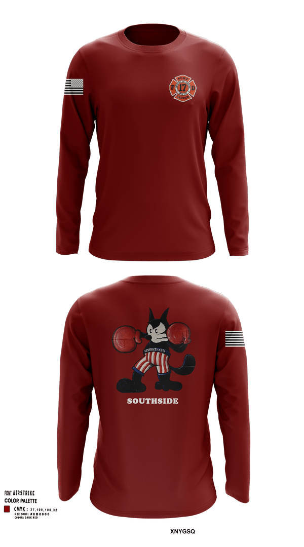 Long Sleeve Performance Shirt, Station 17, Fire Department, Teamtime, Team time, sublimation, custom sports apparel, team uniforms, spirit wear, spiritwear, sports uniforms, custom shirts, team store, custom team store, fundraiser sports, apparel fundraiser