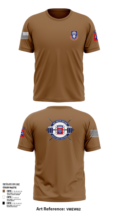 82nd ADSB H2F 64570500 Short Sleeve Performance Shirt - 3