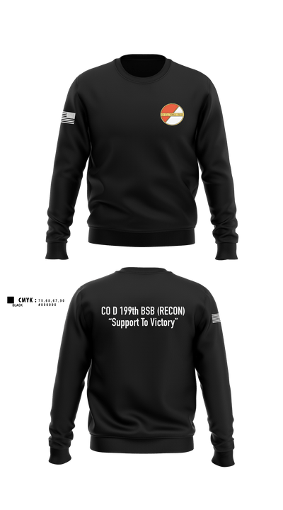 Co D 199TH BSB RECON 1334677 Crew Neck Sweatshirt - 5