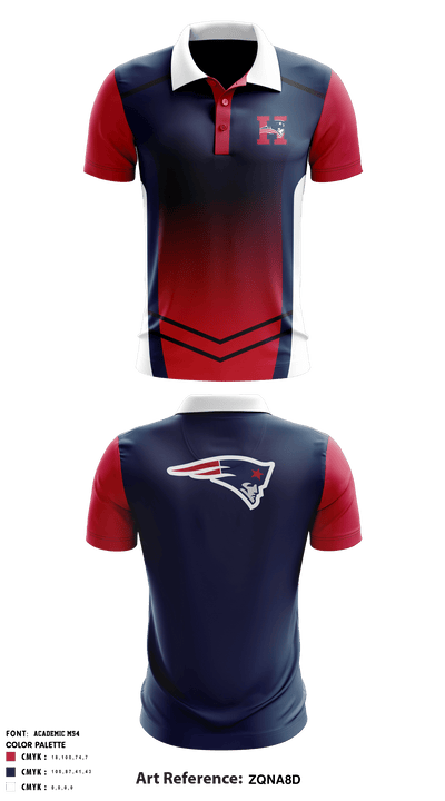 Heritage High School Volleyball 15690594 Short Sleeve Performance Polo - 40