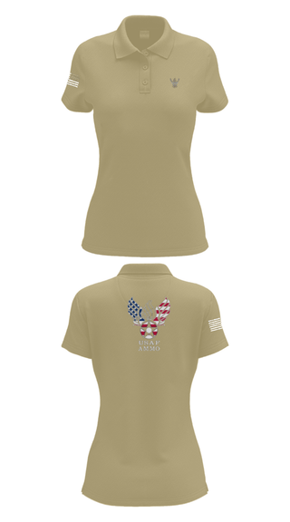 Women's Short Sleeve Performance Polo, 7th Munitions Sq, Air Force, Teamtime, Team time, sublimation, custom sports apparel, team uniforms, spirit wear, spiritwear, sports uniforms, custom shirts, team store, custom team store, fundraiser sports, apparel fundraiser