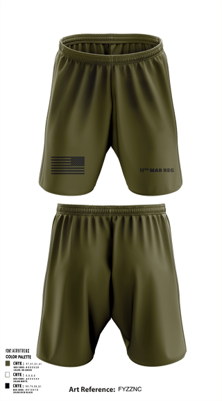 Athletic Shorts With Pockets, 11Th MAR REG, Marines, Teamtime, Team time, sublimation, custom sports apparel, team uniforms, spirit wear, spiritwear, sports uniforms, custom shirts, team store, custom team store, fundraiser sports, apparel fundraiser