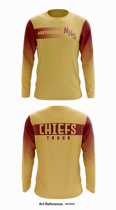 Northview Track 55080105 Long Sleeve Performance Shirt - 1