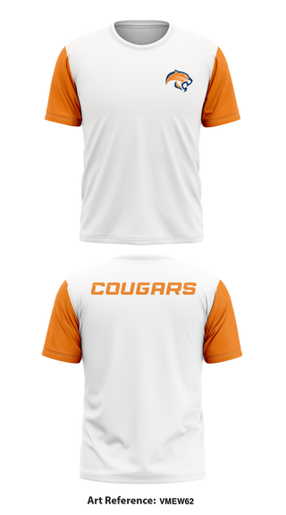 Cougars 75827226 Short Sleeve Performance Shirt - 2