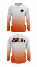 edmeston Panthers 41765545 Long Sleeve Performance Shirt - 1