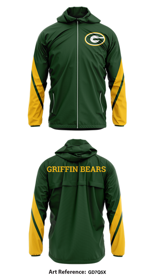 Griffin Bears 314628 Windbreaker - 1