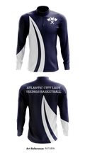 Atlantic City Lady Vikings Basketball 63879287 Quarter Zip Jacket - 1