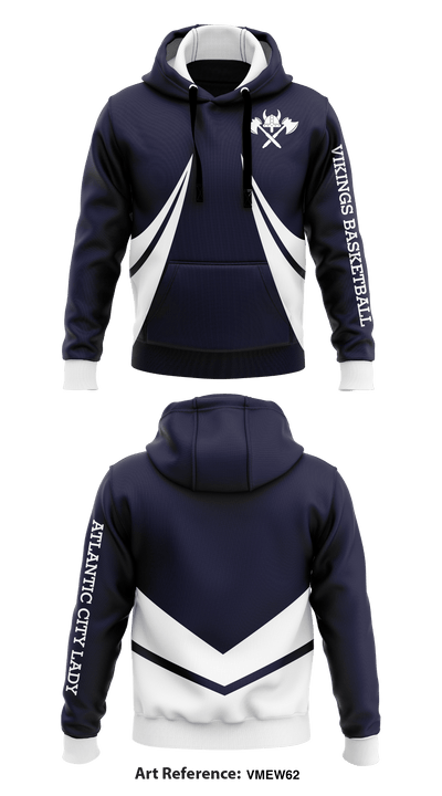 Atlantic City Lady Vikings Basketball 63879287 Hoodie - 1