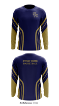 Sweet Home Basketball 66606767 Long Sleeve Performance Shirt - 1
