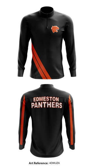 edmeston Panthers 41765545 Quarter Zip Jacket - 1