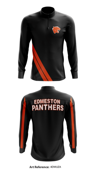 edmeston Panthers 41765545 Quarter Zip Jacket - 1