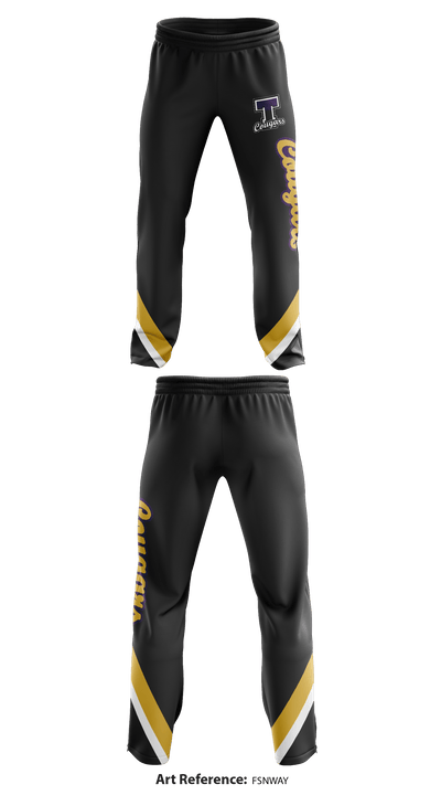 Thurgood Marshall Cougars 19301366 Sweatpants - 1