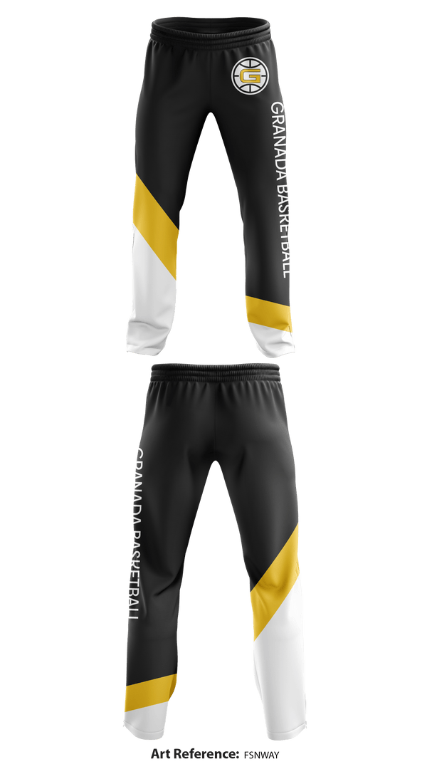 Granada Basketball 3402059 Sweatpants - 1