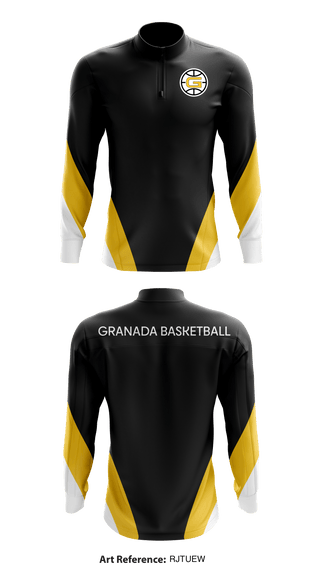 Granada Basketball 3402059 Quarter Zip Jacket - 1