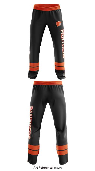 edmeston Panthers 41765545 Sweatpants - 1