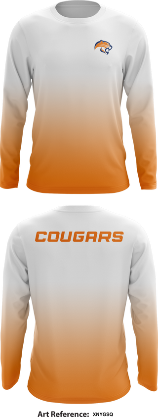 Cougars 75827226 Long Sleeve Performance Shirt - 1