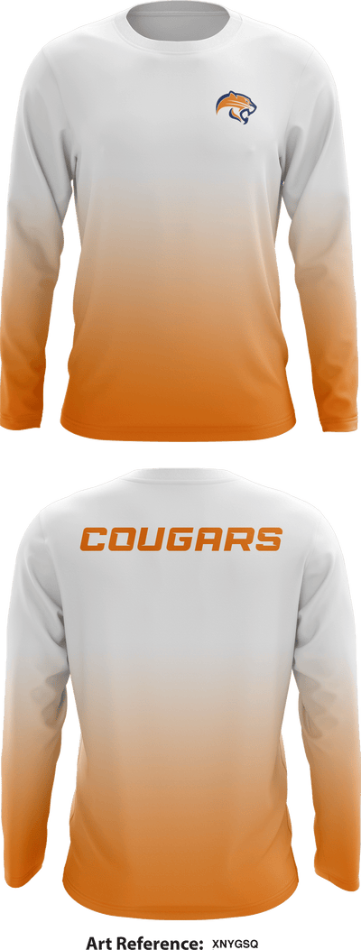 Cougars 75827226 Long Sleeve Performance Shirt - 1