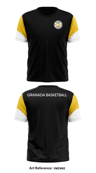 Granada Basketball 3402059 Short Sleeve Performance Shirt - 1