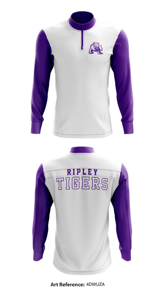 Ripley Middle School (Tigers) 13685720 Quarter Zip Jacket - 1