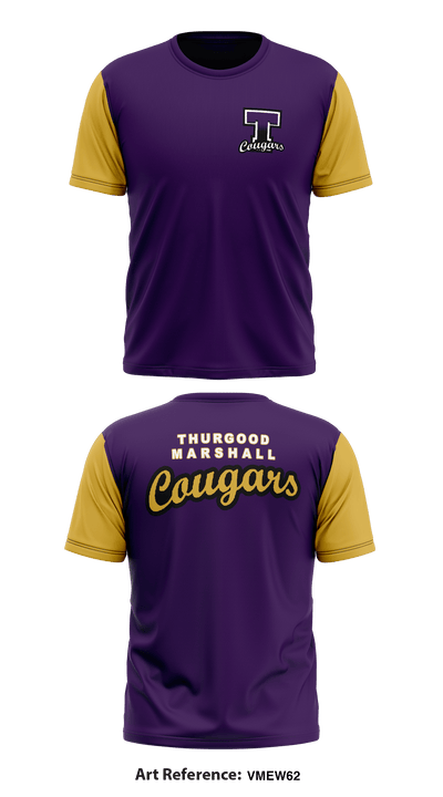 Thurgood Marshall Cougars 19301366 Short Sleeve Shooting Shirt - 1