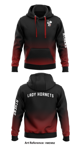 Lady Hornets 83297367 Hoodie - 1