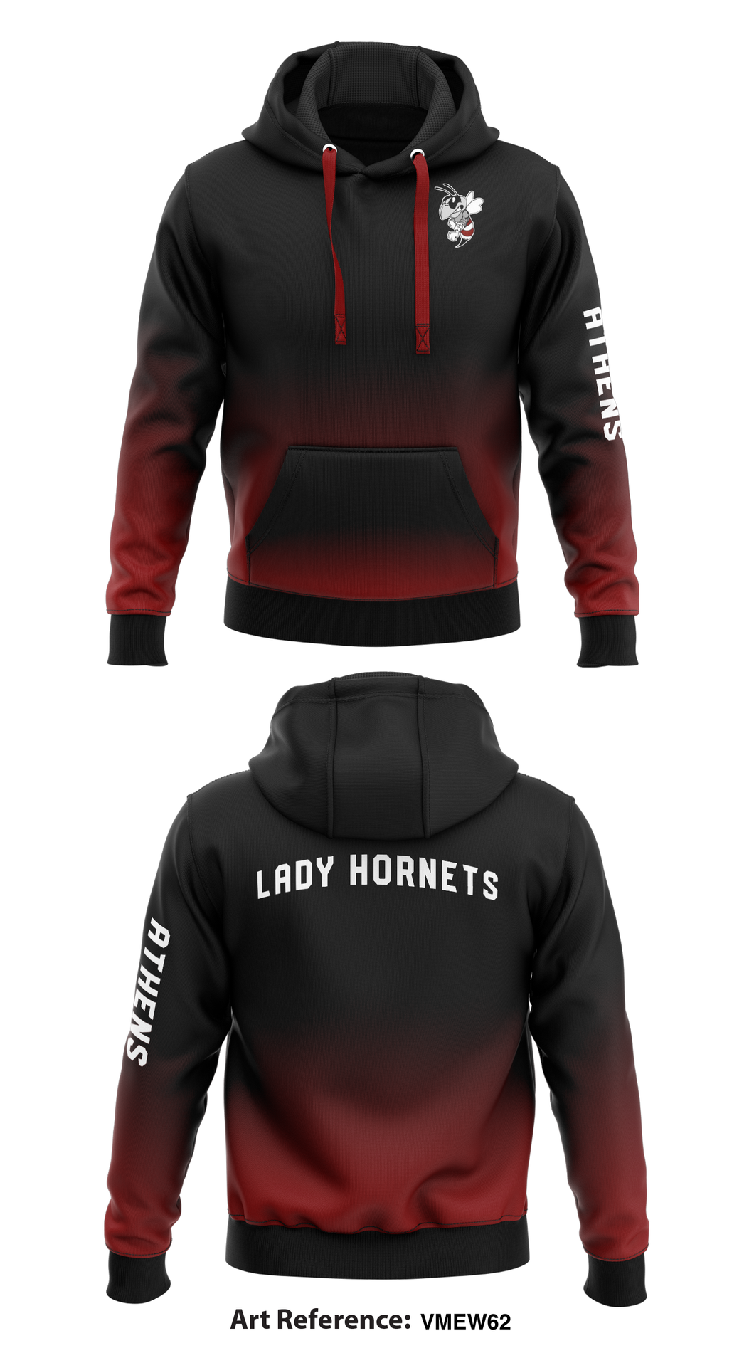 Lady Hornets 83297367 Hoodie - 1