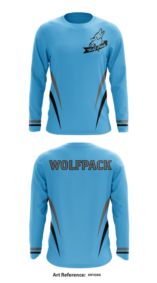 Wolfpack 41932993 Long Sleeve Performance Shirt - 1