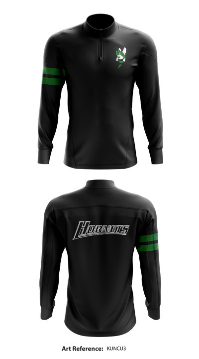 Azle Hornets 21554957 Quarter Zip Jacket - 1