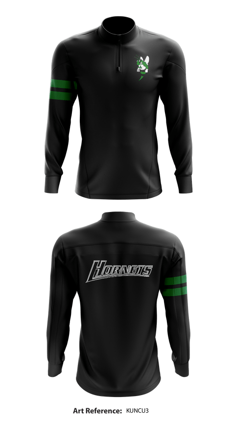 Azle Hornets 21554957 Quarter Zip Jacket - 1