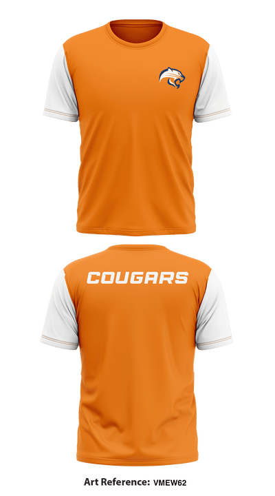 Cougars 75827226 Short Sleeve Performance Shirt - 1