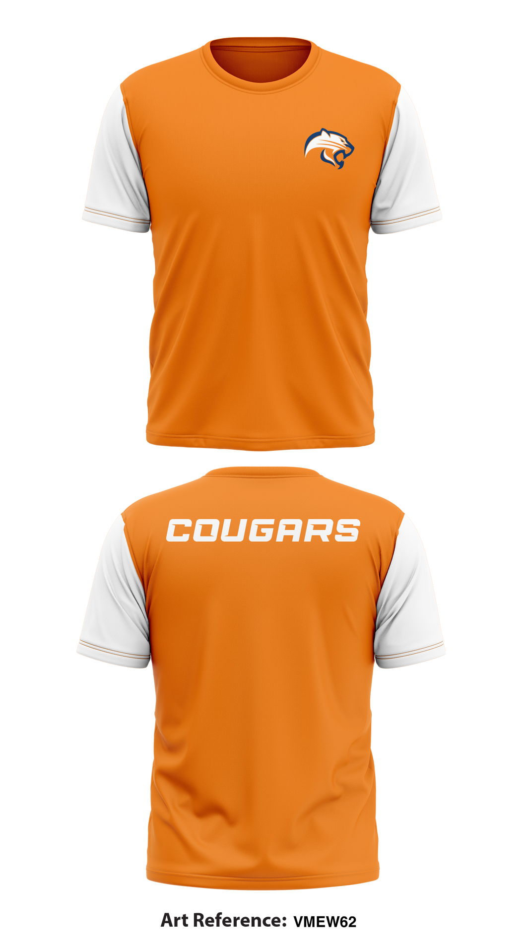 Cougars 75827226 Short Sleeve Performance Shirt - 1