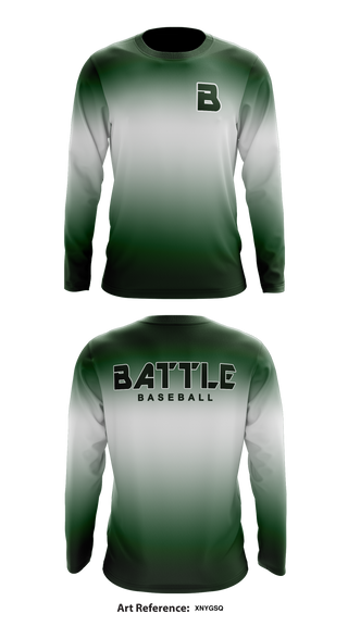 Battle 44692578 Long Sleeve Performance Shirt - 1