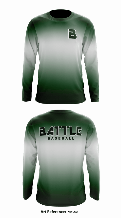 Battle 44692578 Long Sleeve Performance Shirt - 1