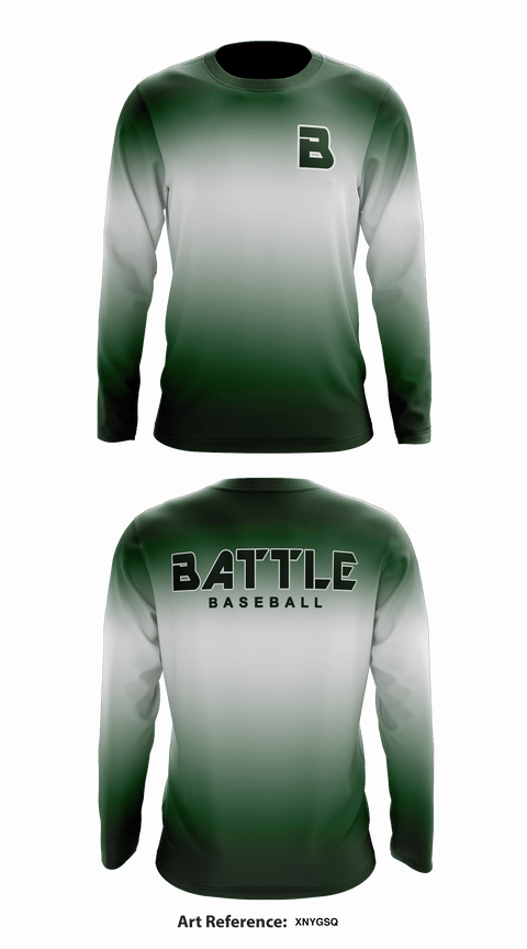 Battle 44692578 Long Sleeve Performance Shirt - 1