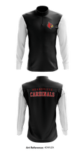 Adamsville Cardinals 65036183 Quarter Zip Jacket - 1