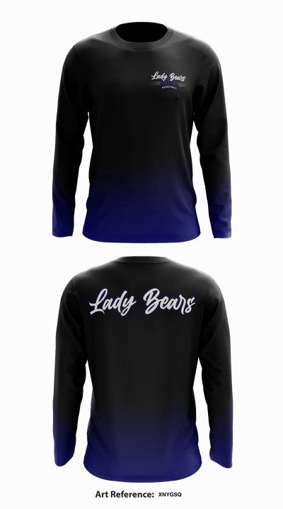 Lady Bears 25178072 Long Sleeve Performance Shirt - 1