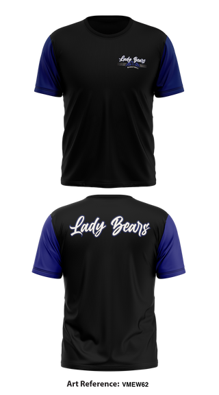 Lady Bears 25178072 Short Sleeve Performance Shirt - 1