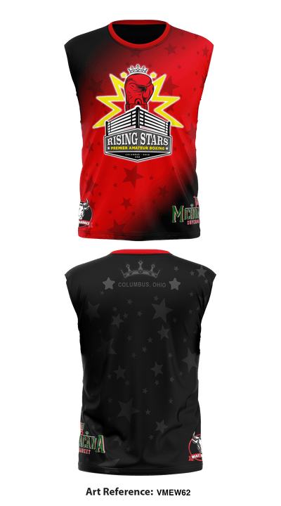 Rising Stars Boxing 30769127 Sleeveless Performance Shirt - 4
